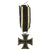 Original Imperial German WWI Prussian Iron Cross Second Class with WWII 1939 Clasp on Ribbon - Spange zum Eisernen Kreuz Original Items