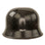 Original German WWII M34 Square Dip NSDAP Double Decal Civic Police Steel Helmet with 58cm Liner & Chinstrap - Ordnungspolizei Original Items