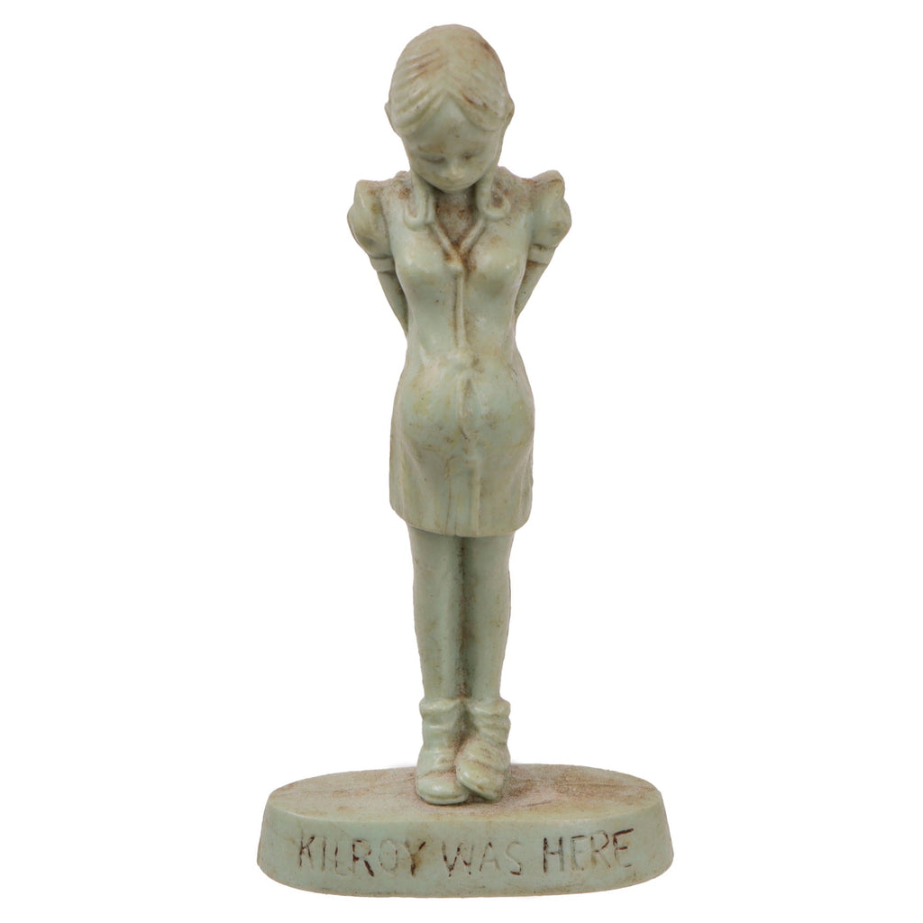 Original U.S. WWII Era “KilRoy Was Here” Small Pregnant Figurine by Hartland Plastics Original Items