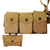 Original U.S. WWII BAR Gunner’s M1928 Field Pack Haversack Grouping With M1918 BAR M1942 Ammunition Belt Rig & Twelve Magazines with Dummy Rounds - British-Made First Aid Pouch with Carlisle Bandage & Canteen Set Original Items