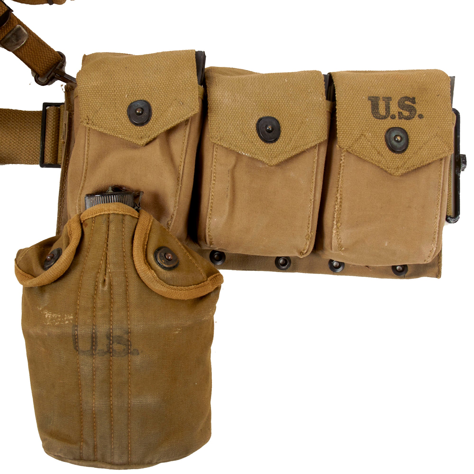 Original U.S. WWII BAR Gunner's M1928 Field Pack Haversack