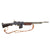 Original U.S. WWII BAR Browning M1918A2 Display Gun Made Using Genuine Parts with Replica Sling- Live Winchester Barrel Dated 2-19