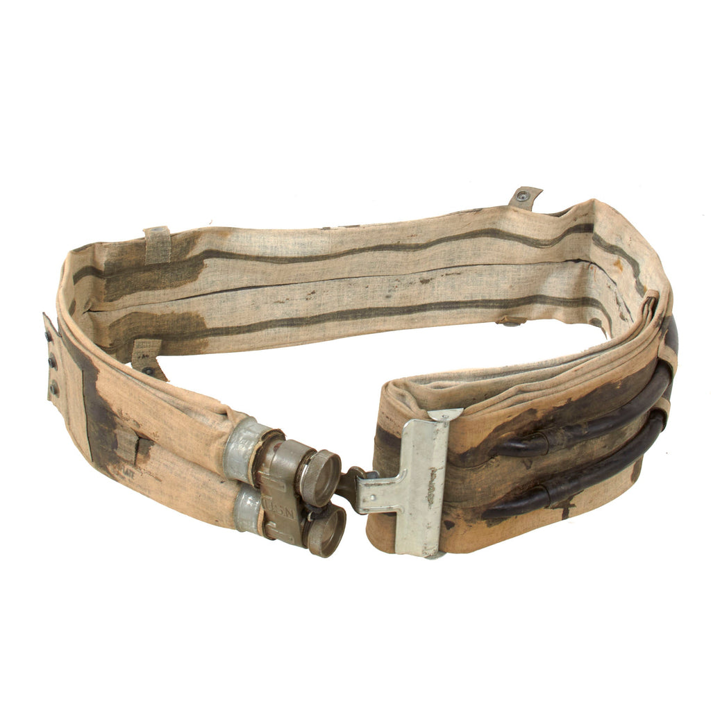 Original U.S. WWII M1926 D-Day Inflatable Flotation Belt Life Preserver by General Tire & Rubber Co. - Dated January 1944 Original Items