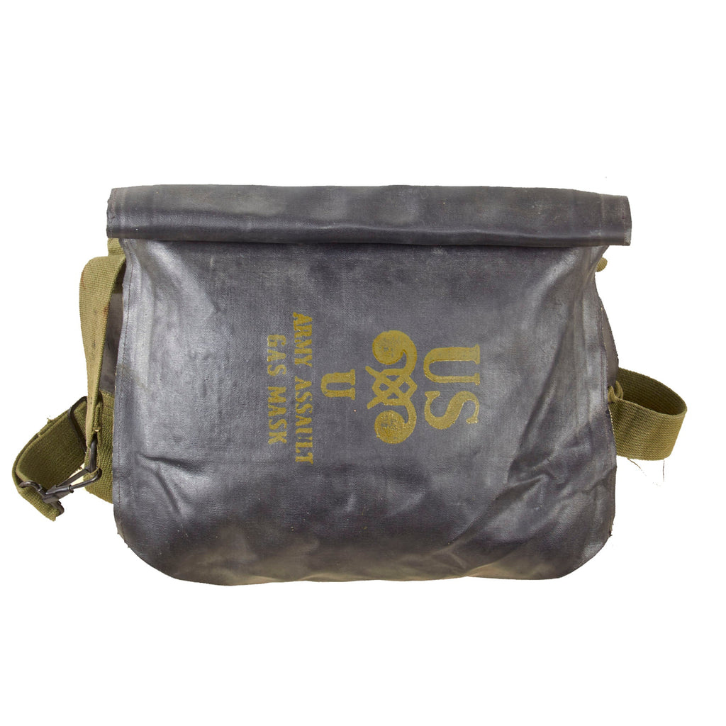 Original U.S. WWII D-Day Invasion E7 Assault Carrier For M5 Gas Mask Original Items