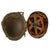 Original U.S. WWII / Korean War M1 Front Seam Swivel Bale Helmet with Westinghouse Liner & Helmet Net with Scrim - Partially Refurbished Original Items