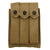 Original U.S. WWII USMC Set of Two 1944 Dated Thompson .45 Submachine Gun Magazine Pouches by Russell Mfg. Co. with Six Magazines by Crosby & Seymour