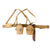 Original U.S. WWII USMC M1936 Belt Rig with Camillus USMC Ka-Bar Knife, Two Rabbit Ear Canteen Covers with Canteens, First Aid Pouch with Carlisle Bandage, and P-41 Suspenders Original Items