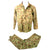 Original U.S. WWII US Marine Corps Service-Worn & Faded P-44 Camouflage Pattern Uniform Set - Frogskin Size 40 Original Items