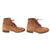 Original U.S. WWII Pair of Marine Corps USMC Boondocker Boots by Endicott Johson Corp. - Size 6½EE - 1943 Dated Original Items