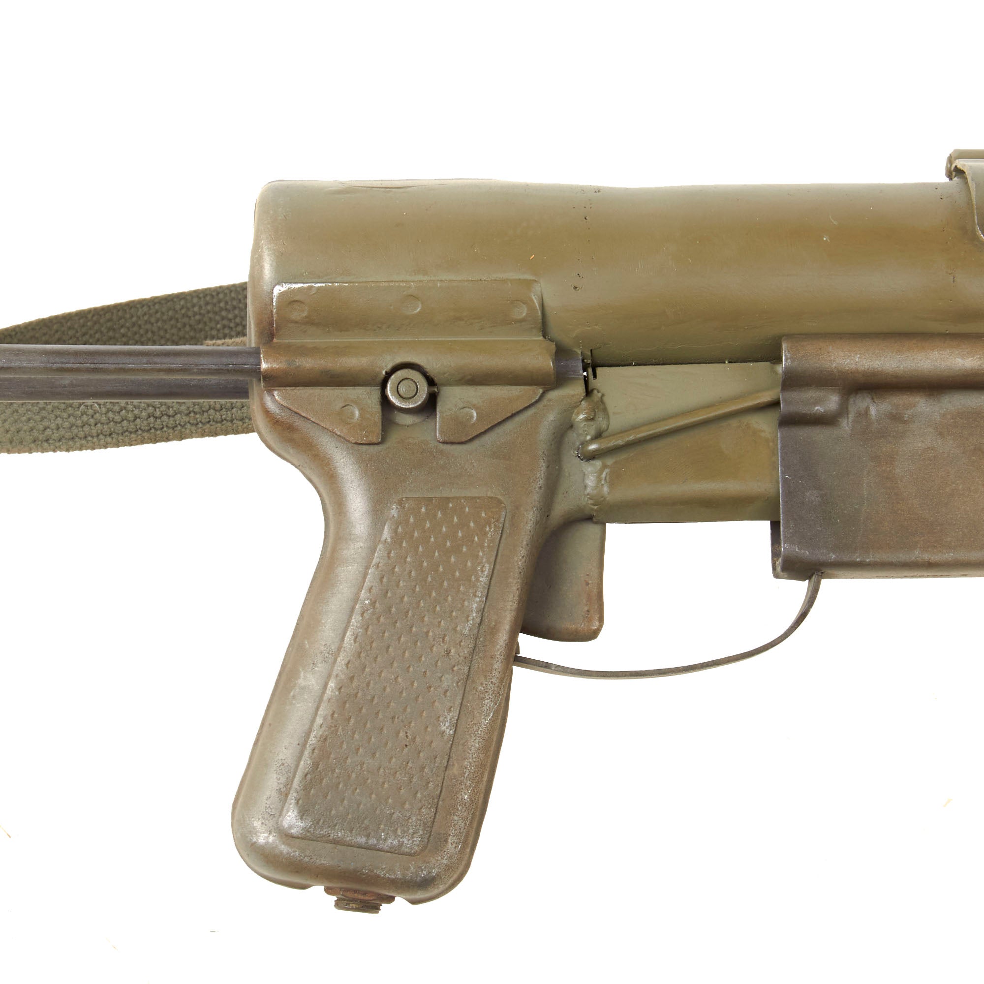 Original U.S. WWII Type M3A1 Grease Gun Display SMG by Ithaca Gun