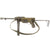 Original U.S. WWII Type M3A1 Grease Gun Display SMG by Ithaca Gun Company Inc. with Live Barrel and Magazine - Serial 742657 Original Items