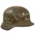 Original German WWII USGI Decorated Heer Army M40 Single Decal Steel Helmet with 1943 Dated 56cm Liner - Stamped Q64 Original Items