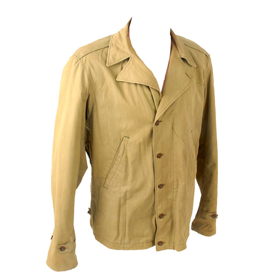 Original U.S. WWII United States Service-Worn M-1941 Field Jacket - Size 38L Original Items