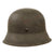 Original German WWII Heer Army Single Decal M42 Helmet with 1943 Dated 55cm Liner - Stamped ET62 Original Items