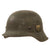 Original German WWII Heer Army Single Decal M42 Helmet with 1943 Dated 55cm Liner - Stamped ET62 Original Items