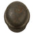 Original German WWII Heer Army Single Decal M42 Helmet with 1943 Dated 55cm Liner - Stamped ET62 Original Items