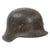 Original German WWII Heer Army Single Decal M42 Helmet with 1940 Dated 55cm Liner & Chinstrap Remnants - Stamped ET62 Original Items