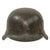 Original German WWII Heer Army Single Decal M42 Helmet with 1942 Dated 59cm Liner and Chinstrap - Stamped ET66 Original Items