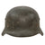 Original German WWII Army Heer M35 Former Double Decal Helmet with 1939 Dated Relic 56cm Liner - marked EF64 Original Items