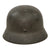 Original German WWII Army Heer M35 Former Double Decal Helmet with 1939 Dated Relic 56cm Liner - marked EF64 Original Items