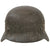 Original German WWII Extra Small M40 Single Decal Luftwaffe Helmet with Torn 1940 Dated 53cm Liner & Chinstrap - Q60 Original Items
