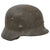 Original German WWII Extra Small M40 Single Decal Luftwaffe Helmet with Torn 1940 Dated 53cm Liner & Chinstrap - Q60 Original Items