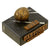 Original U.S. WWII Bastogne December 1944 NUTS Bronze with Black White Marble Base Original Items