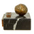 Original U.S. WWII Bastogne December 1944 NUTS Bronze with Black White Marble Base Original Items