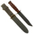 Original U.S. WWII Late War Navy Mark 2 KA-BAR Fighting Knife by Union Cutlery with U.S.N. MK2 Scabbard Original Items