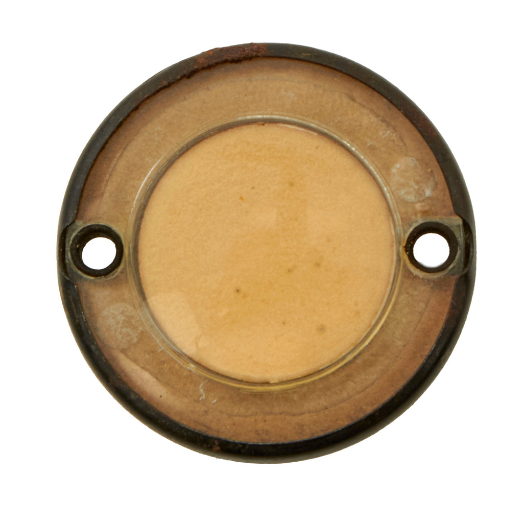 Original U.S. WWII Paratrooper D-Day Normandy Invasion Clip On Luminous Disc Helmet Marker Original Items