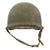 Original U.S. WWII McCord M1 Fixed Bale Front Seam Helmet with Rare Named Hawley Paper Liner Named to 93rd Bombardment Group Sergeant Doyle Shoup