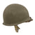 Original U.S. WWII McCord M1 Fixed Bale Front Seam Helmet with Rare Named Hawley Paper Liner Named to 93rd Bombardment Group Sergeant Doyle Shoup