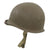 Original U.S. WWII McCord M1 Fixed Bale Front Seam Helmet with Rare Named Hawley Paper Liner Named to 93rd Bombardment Group Sergeant Doyle Shoup