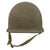 Original U.S. WWII McCord M1 Fixed Bale Front Seam Helmet with Rare Named Hawley Paper Liner Named to 93rd Bombardment Group Sergeant Doyle Shoup