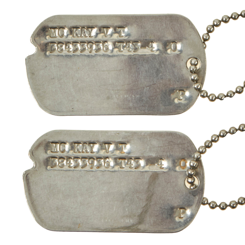 Original U.S. WWII 101st Airborne 327th Glider Infantry Dog Tag & Insi ...