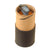 Original U.S. WWII Inert M18 Cylinder Yellow Smoke Gas Grenade with M200A1 Fuse in Husk Container - Dated 1943 Original Items