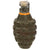 Original U.S. WWII Inert MkII Pineapple Grenade with Yellow Ring and M10A3 Converted M10A1 Fuze in Original Husk Original Items