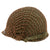 Original U.S. WWII M1 Schlueter Front Seam Swivel Bale Helmet with Helmet Net and Firestone Liner Original Items