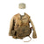 Original U.S. WWII Marine Corps Pacific Theater HBT Combat Uniform Torso Mannequin Group with Field Gear - USMC Original Items