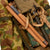 Original U.S. WWII Marine Corps Pacific Theater HBT Combat Uniform Torso Mannequin Group with Field Gear - USMC Original Items