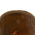 Original U.S. WWII Relic M1 Fixed Bale Front Seam Helmet Shell with Khaki & Brass Chinstrap Purportedly Recovered Near Bastogne Original Items