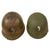 Original U.S. WWII 1943 M1 McCord Fixed Bale Front Seam Helmet with Replicated 29th Infantry Division Markings - Inland/Firestone Tire & Rubber Co Liner Original Items