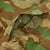 Original German WWII Zeltbahn Tent Quarter & Poncho in Splinter Pattern Reversible Camouflage with Faint Maker’s Stamp Original Items
