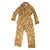 Original U.S. WWII Army M1942 Camouflage Jungle Suit Herring Bone Twill Coveralls with Internal Suspenders Original Items