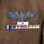Original U.S. WWII 8th Air Force Bombardier’s Uniform Group with Bullion Theater-Made Insignia - Distinguished Flying Cross Recipient Lieutenant M.L. Pierce Original Items
