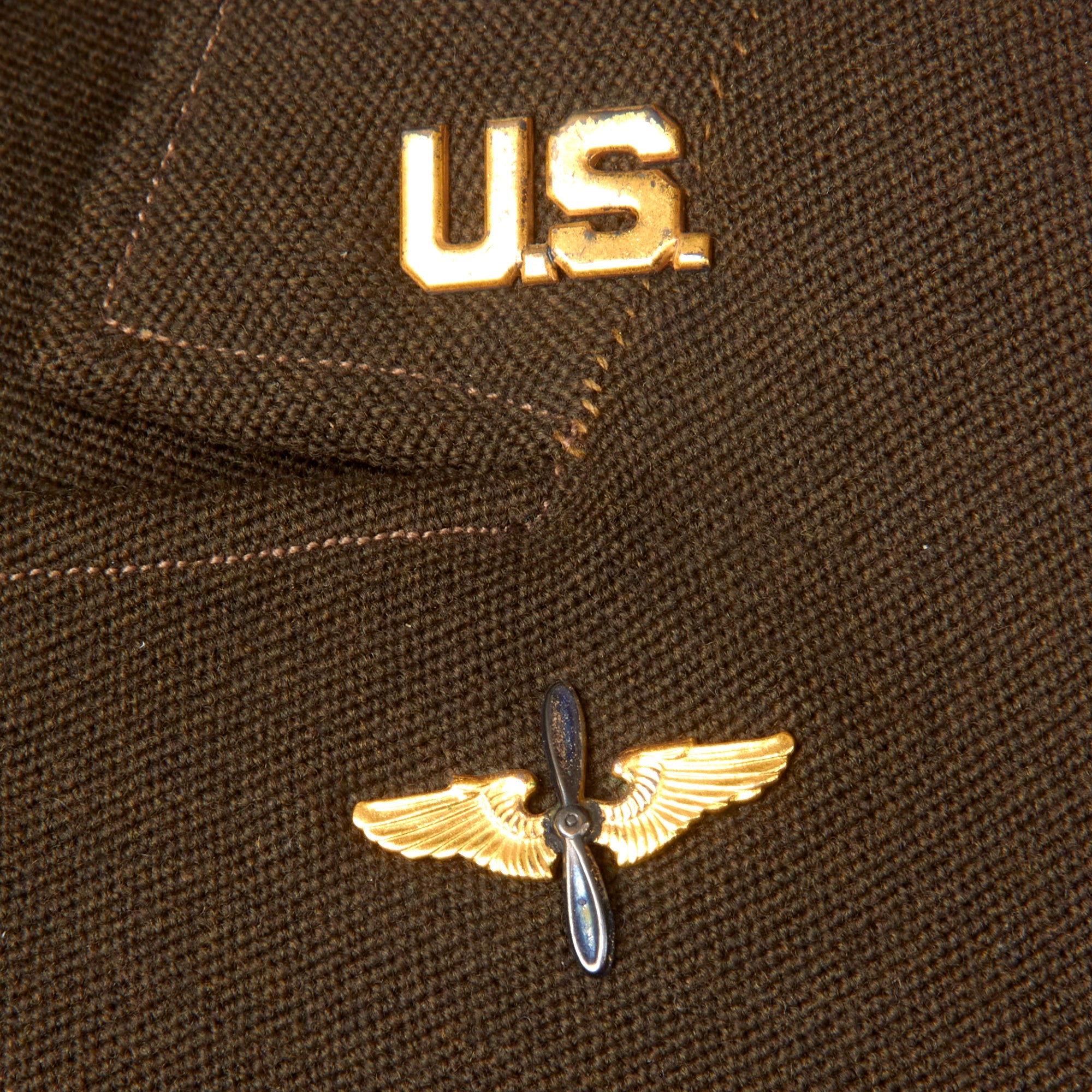 Original U.S. WWII Named 8th Air Force British-Made Ike Jacket of