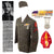 Original U.S. WWII Named USMC 2nd Marine Division Uniform & Garrison Cap - PFC & Band Member Ralph W. Warner, 2nd Marine Regiment Original Items