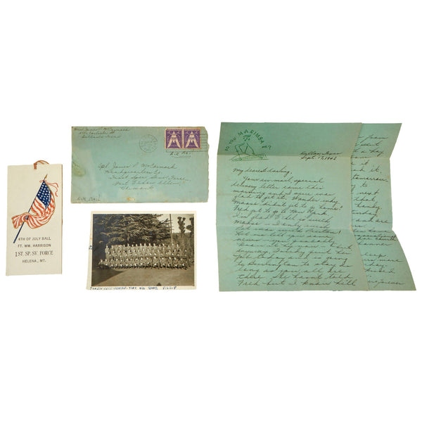 Original U.S. WWII First Special Service Force Photo & Letter Group ...