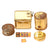 Original U.S. WWII Ration Lot Including Sealed Assorted Charms & Opened Life Raft Ration - Wrigley’s PK Gum