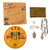 Original U.S. WWII Religious Serviceman’s Kit with Rosary and “Letter on a Record” Original Items